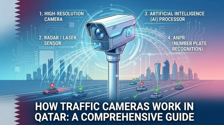 How Traffic Cameras Work in Qatar