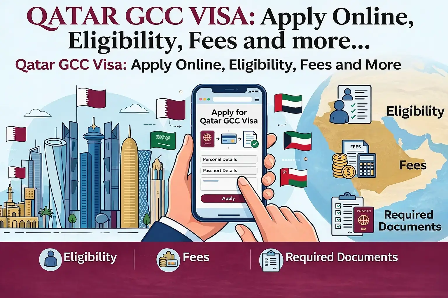 Qatar GCC Visa Apply Online, Eligibility, Fees and More